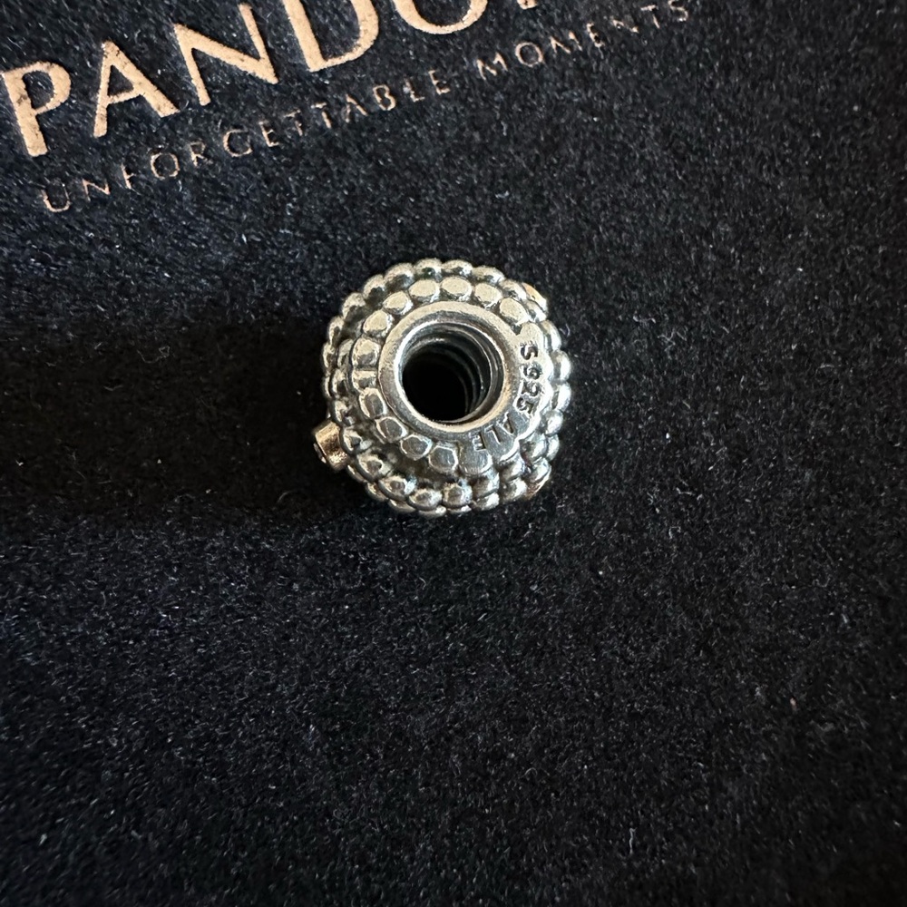 Retired‼️Pandora 14k Silver Diamonds Entangled Beauty Charm S925 ALE ‼️ - Picture 5 of 6